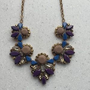 EUC J. Crew Multicolored Statement Necklace